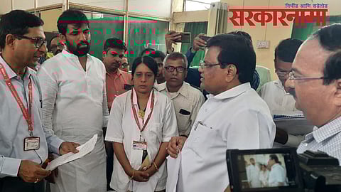 Tanaji Sawant at Natepute hospital