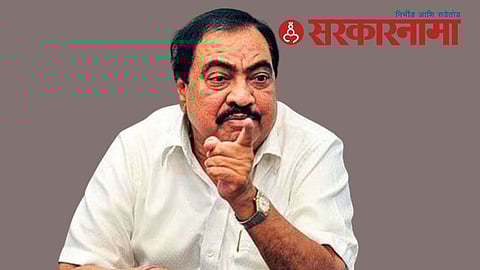 NCP leader Eknath Khadse