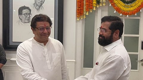 Shinde-thakceray visit|