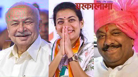 Sushilkumar Shinde-Praniti Shinde -Siddharam Mhetre