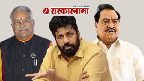 Chandrakant Khaire, Bacchu Kadu and Eknath Khadse