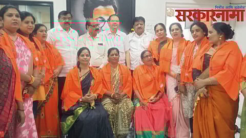Shivsena womens felicitation