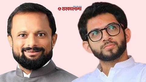 Naresh Mhaske, aditya thackeray