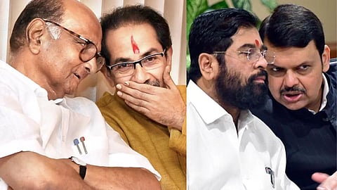 Uddhav Thackeray, Sharad Pawar, Devendra Fadnavis, Eknath Shinde