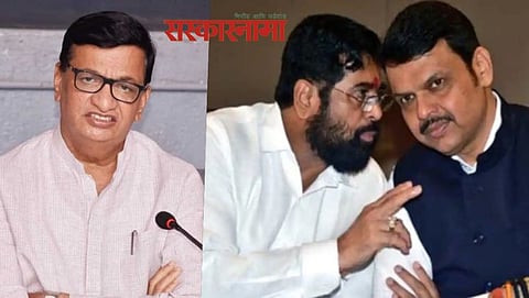 Balasaheb Thorat, Eknath Shinde , Devendra Fadnavis