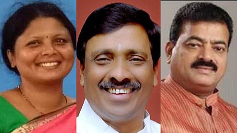 sushma andhare, Vinayak Raut, Bhaskar Jadhav