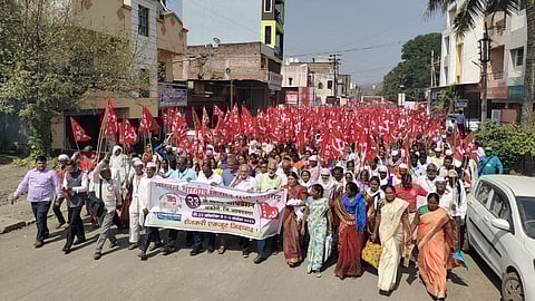 Farmers take up 'red flag'