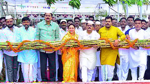 Harshawardhan Patil, Rahul Jagtap, Anuradha Nagawade, Rajendra Nagawade