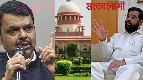 Eknath shinde-Devendra Fadnavis Government-Supreme Court