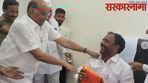 Sharad Pawar-Pushkar Jadhav