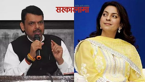 Devendra Fadnavis & Juhi Chawla Latest News