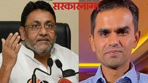 Nawab Malik and Sameer Wankhede Latest Marathi News