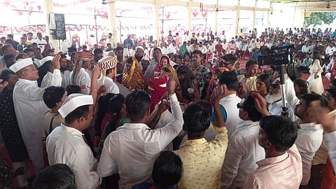 The wedding ceremony