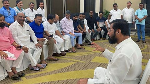 CM Eknath Shinde Guwahati Tou