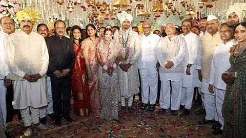 Jayant Patil son Pratik Patil wedding
