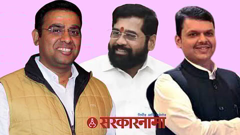 Parinay Fuke, Eknath Shinde and Devendra Fadanvis