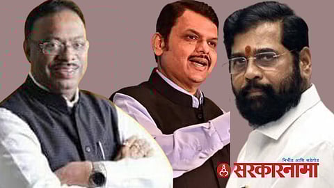 Chandrashekhar Bawankule, Devendra Fadanvis and Eknath Shinde