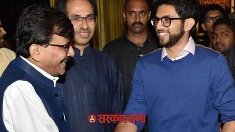 Aditya Thackeray and
Sanjay Raut