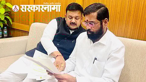 Balu Dhanorkar and Eknath Shinde