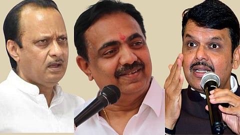 Ajit Pawar, Jayant Patil, Devendra Fadnavis