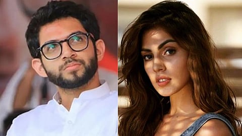 Rhea Chakraborty, Aditya Thackeray