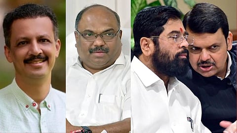 Milind Narvekar, Anil Parab, Eknath Shinde, Devendra Fadnavis, MVA maha morcha