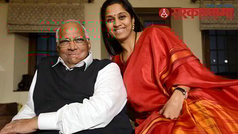 Supriys sule, Sharad pawar