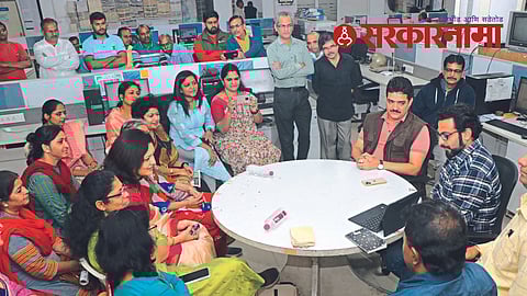 Dr Amol kolhe with Tanishqa group