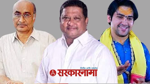 Shyam Manav, Mohan Mate and Dhirendra Maharaj
