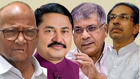 Sharad Pawar-Nana Patole-Prakash Ambedkar-Uddhav Thackeray