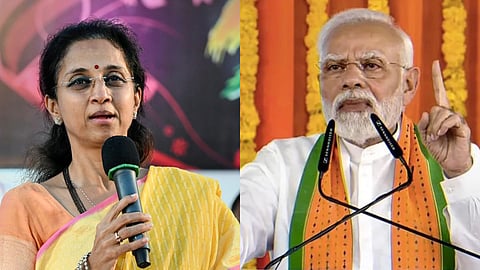 supriya sule, narendra modi