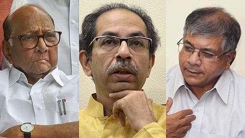 Sharad Pawar, Uddhav Thackrey, Prakash Ambedkar