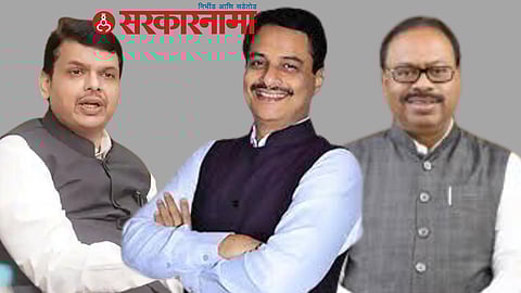 Devendra Fadanvis, Ranjeet Patil and Chandrashekhar Bawankule.