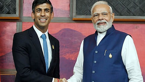 Rishi Sunak - PM Narendra Modi