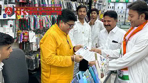 Congress followers at Nashik