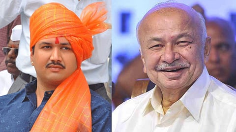 Sushilkumar Shinde, Dhavalsinh Mohite Patil