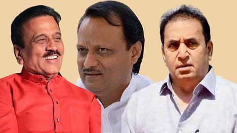 Girish Mahajan-Ajit Pawar-Anil Deshmukh