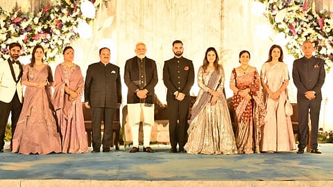 J.P. Nadda son's Wedding