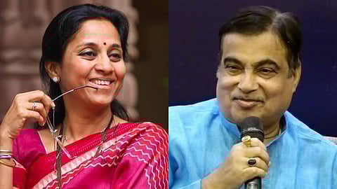 Supriya Sule, Nitin Gadkari