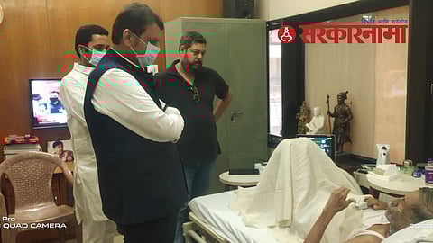 Devendra Fadnavis and 
Girish Bapat