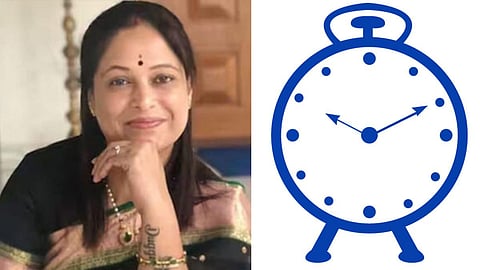 Ashwini Jagtap, NCP Symbol