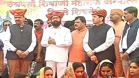 Eknath Shinde at Kille Shivneri