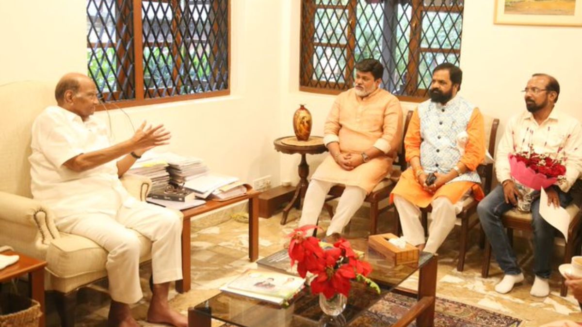 Sharad Pawar and Uday samant