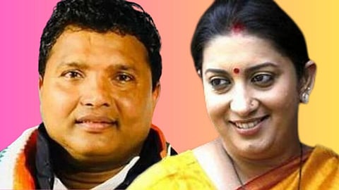 bv srinivas, smriti irani