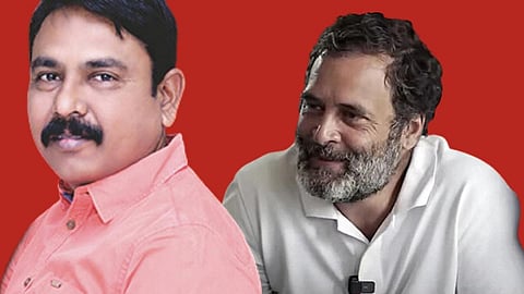 Sunil Mendhe and Rahul Gandhi