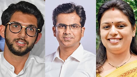 Aditya Thackeray, Sainath Durge, Shital Mhatre