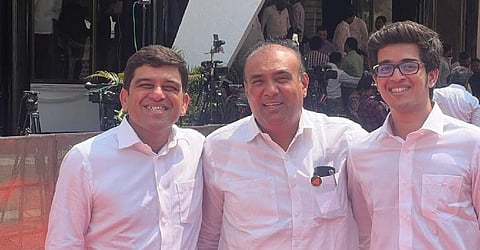 Mla Udaysingh Rajput With Harshvardhan, Adityavardahn News