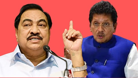 Eknath Khadse and Deepak kesarkar