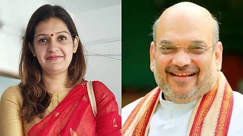 Priyanka Chaturvedi met Amit Shah