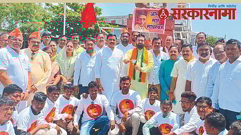 MLA Padvi in Savarkar Gaurav Yatra